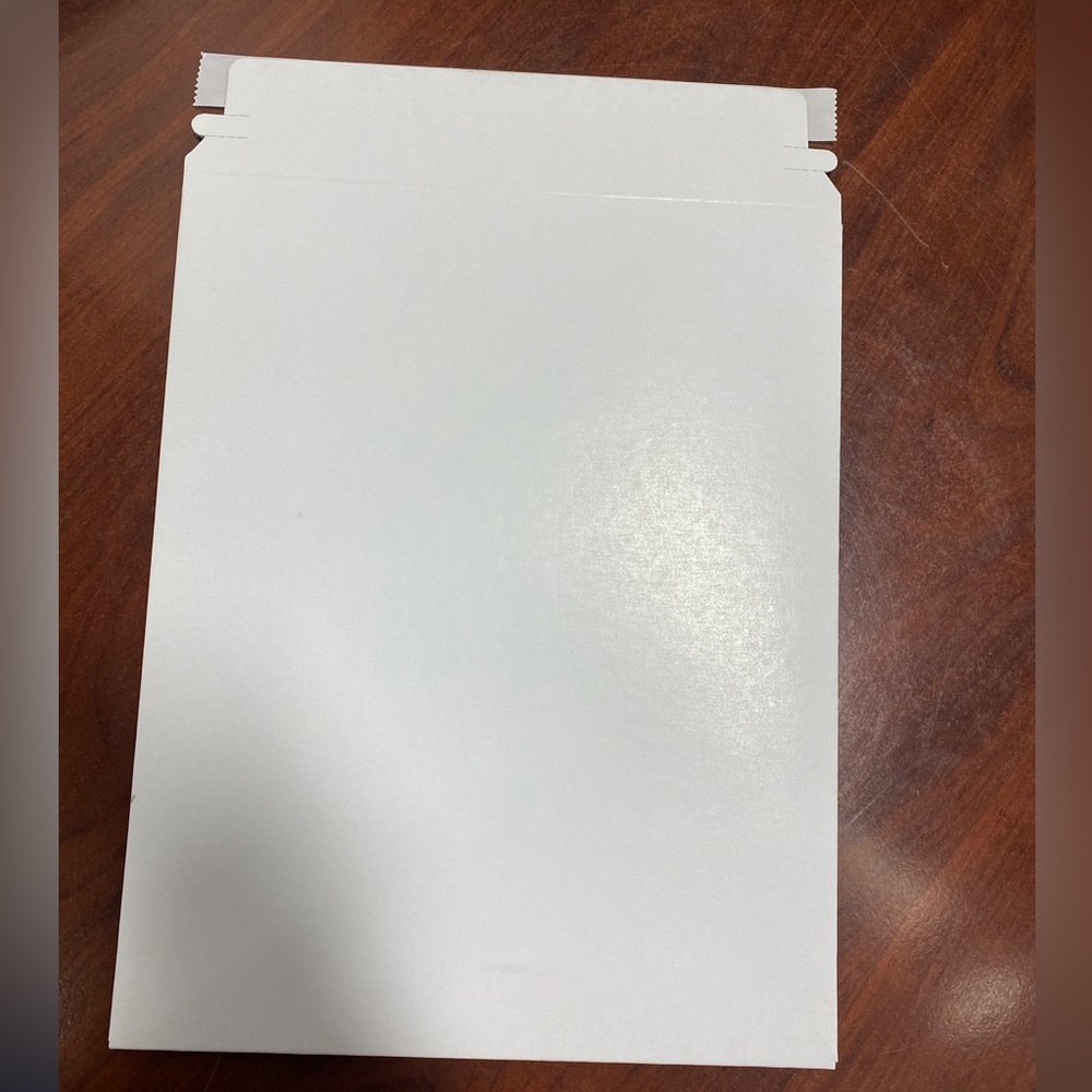 DECAL SHIPPERS  White Self Seal Stayflats Mailers  9 3/4"x 12 1/4 "